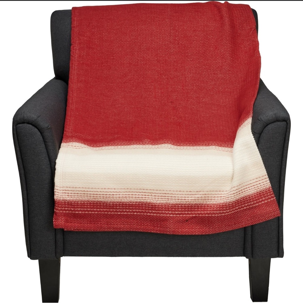 New Coyuchi Horizon Supersoft Organic Throw Blanket - Picture 2 of 4